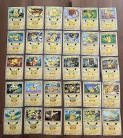 Pokémon  TCG alle 30 Pikachu Karten  30 Celebration Englisch