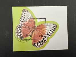 Laos 1993 Sheet Stamp Butterflies Block gest. (E1320)