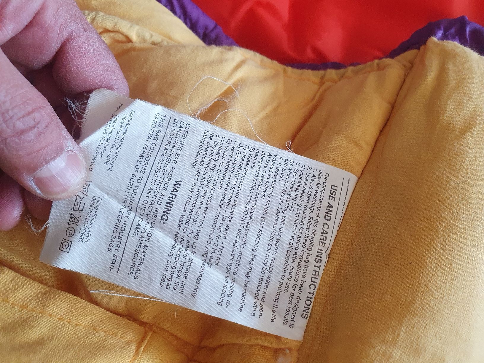 Sacchi a pelo: Schlafsack Ayers Rock – Usato da Rothenburg venduto da PHSKC 5