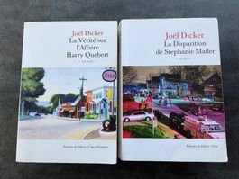 Lot de 2 livres Joël Dicker La Vérité sur l'Affaire Harry...