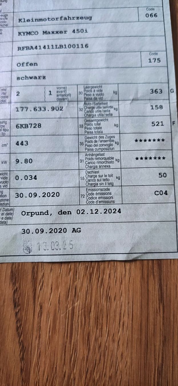 Kymco ATV / Quad: Quad Kymco Maxxer 450i – Usato da Biel- Bienne venduto da Tom067 9