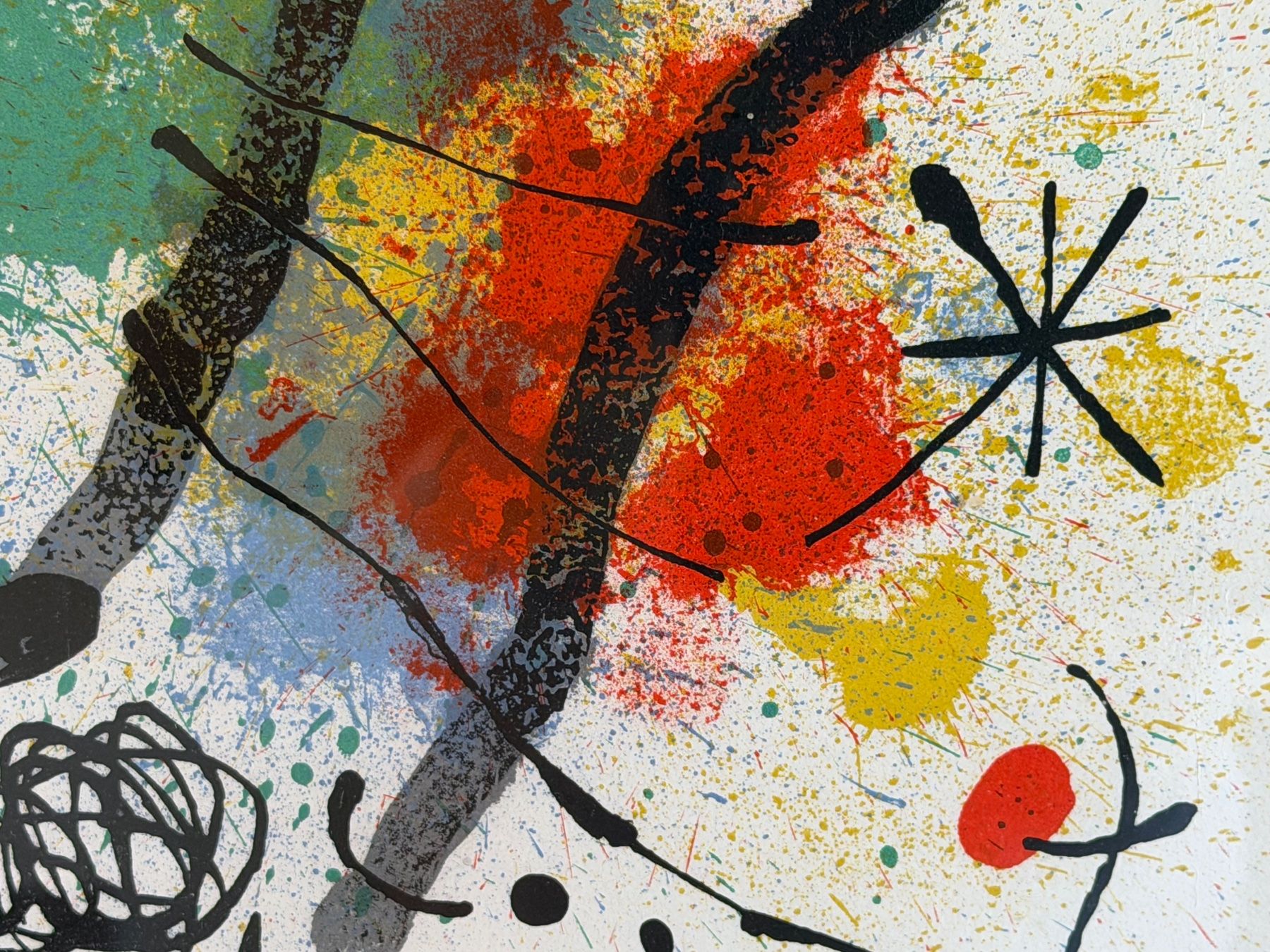 Dipinti: Miro Lithographie Original abstraktes Bild gerahmt – Usato da Basel venduto da PAUL_ART 8