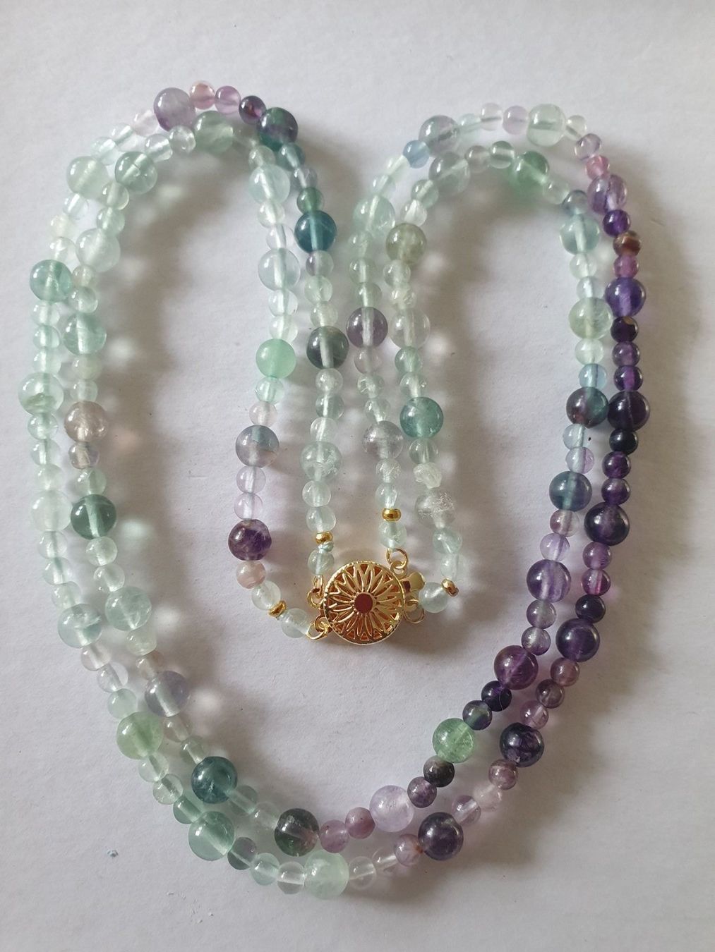 Catenine: Super Kette. Fluorite 2 Reichen – Nuovo (secondo la descrizione) da Benglen venduto da Meercat3 1