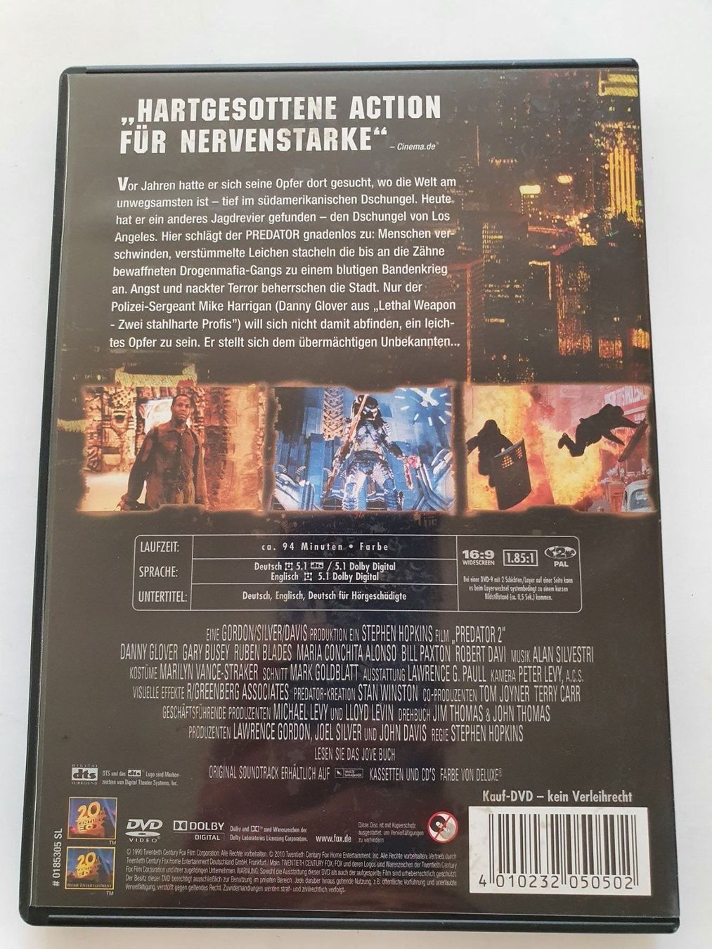 Alle DVDs: Predator 2 – Gebraucht aus Oberdorf BL von BaldenEagle 1