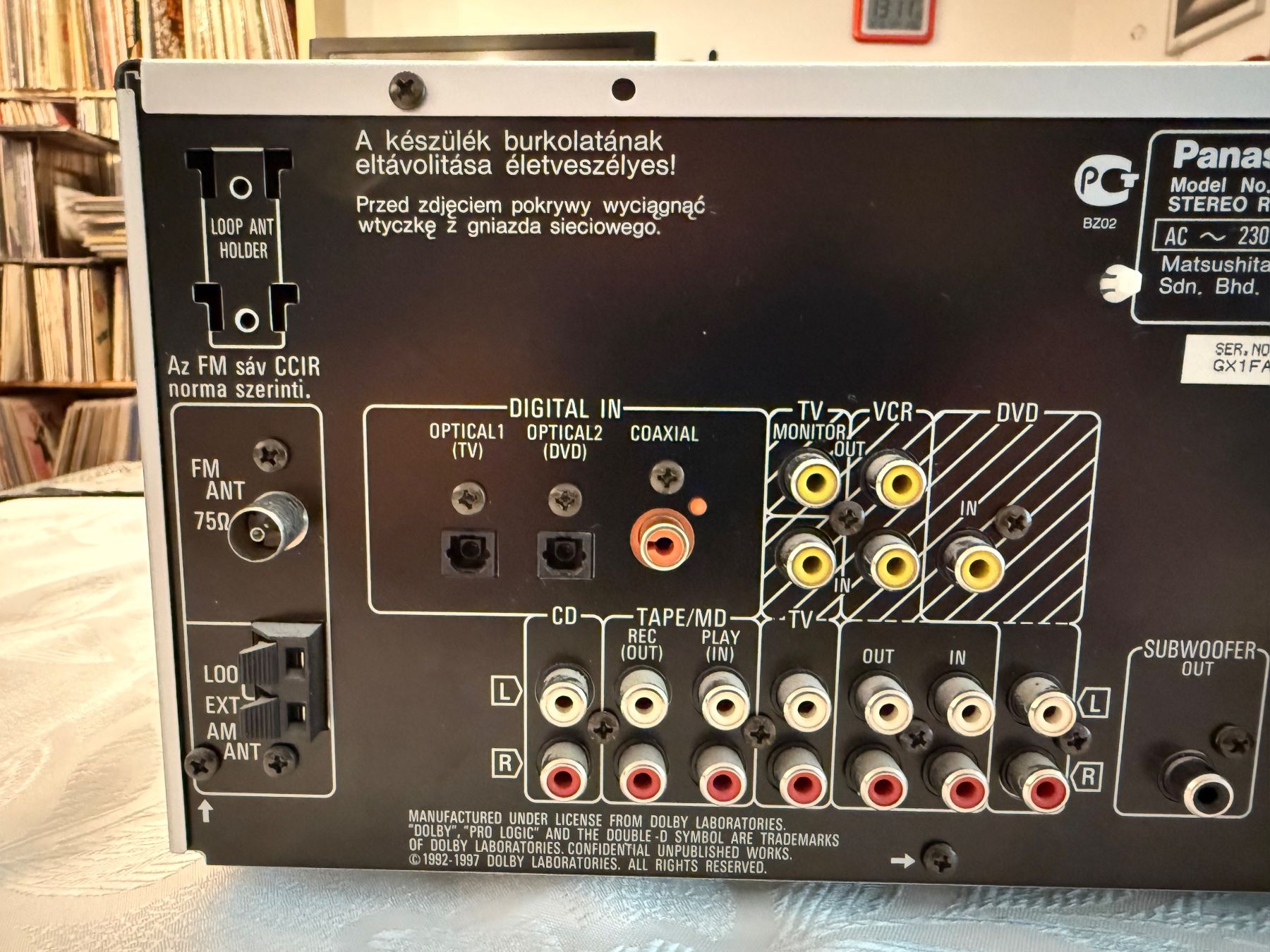 Panasonic Receiver: PANASONIC CONTROL RECEIVER SA-HE7 – Gebraucht aus Zürich von fehlton 5