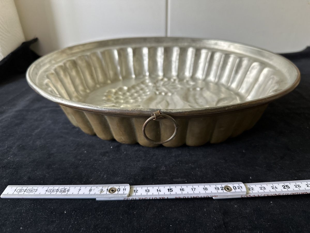 Teglie da forno: Ovale Backform aus Kupfer mit Früchten  – Usato da Zürich venduto da Chaeffeler 4