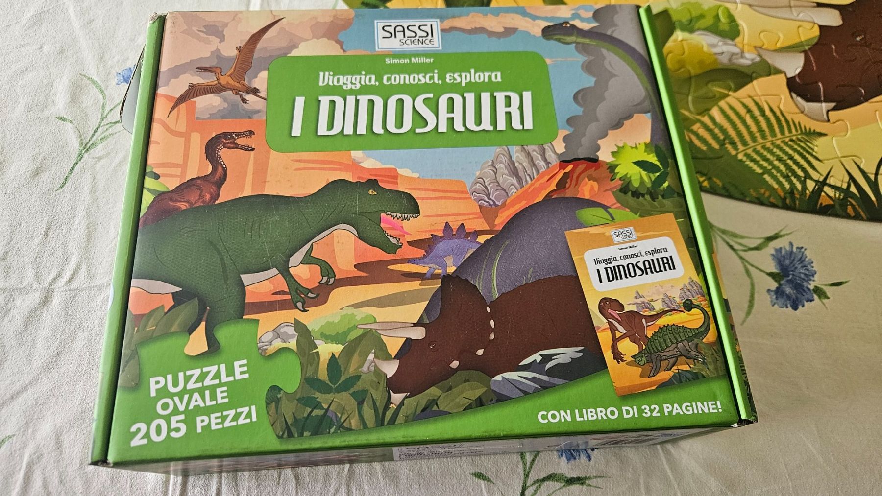 Puzzle: Puzzle ovale 205 pezzi dinosauri – Usato da Melano venduto da H-Sara 1