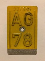 Mofa Töffli Nummer AG 78 / 1978