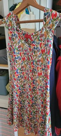 sommerliches Kleid aus 100% GOTS Baumwolle, Grösse S rosalie