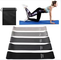 Lot de 5 bandes élastiques résistantes pour fitness