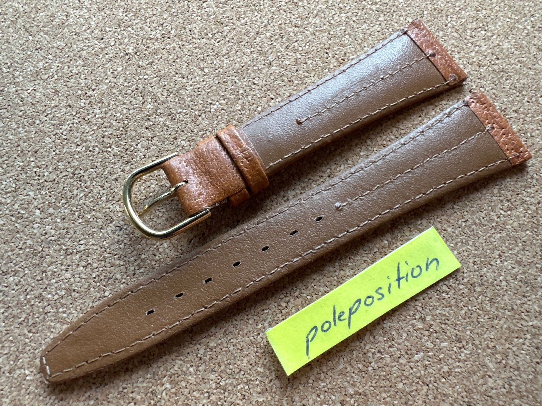 Bracciali & Braccialetti: 20mm Uhrenarmband Leder, braun – Nuovo (secondo la descrizione) da Courlevon venduto da Poleposition 3