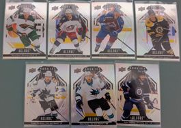 7x Rookie Cards – Upper Deck Allure 2022/23 NHL – Rossi uvm