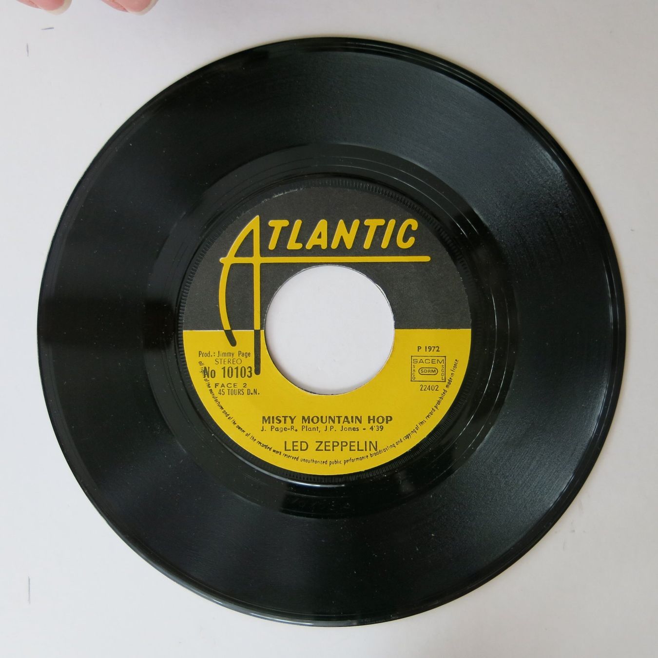 Dischi in vinile: Vinyl-Single 7" Led Zeppelin Black Dog – Usato da Bözen venduto da Keramik22 3