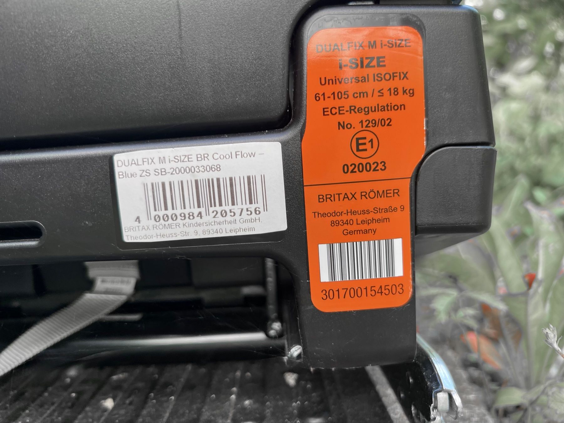 Britax Römer Seggiolini per auto: BRITAX RÖMER DUALFIX Mi-SIZE BR Cool Flow – Usato da Zürich venduto da pan8008 3