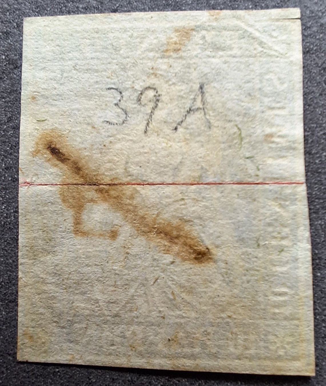 Alle Briefmarken: Strubel 23E.b Kat. 600.- mit klein Attest – Gebraucht aus Balgach von SIMEON27 1