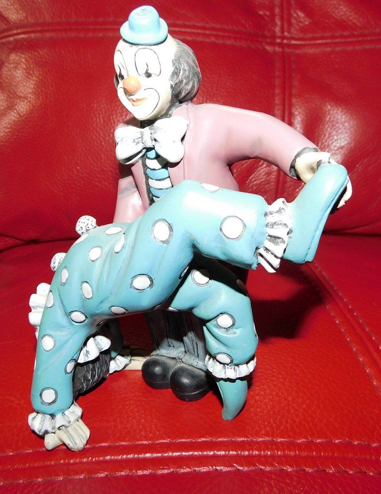Statuette: Clown von Gilde, H 17 cm – Usato da Villnachern venduto da Niggo0