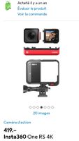 Insta360 One RS 4K - Camera d'action comme neuve!