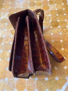 Borse da donna: Damen-Handtasche aus Krokodil-Leder – Usato da Au ZH venduto da xelagreb01 2