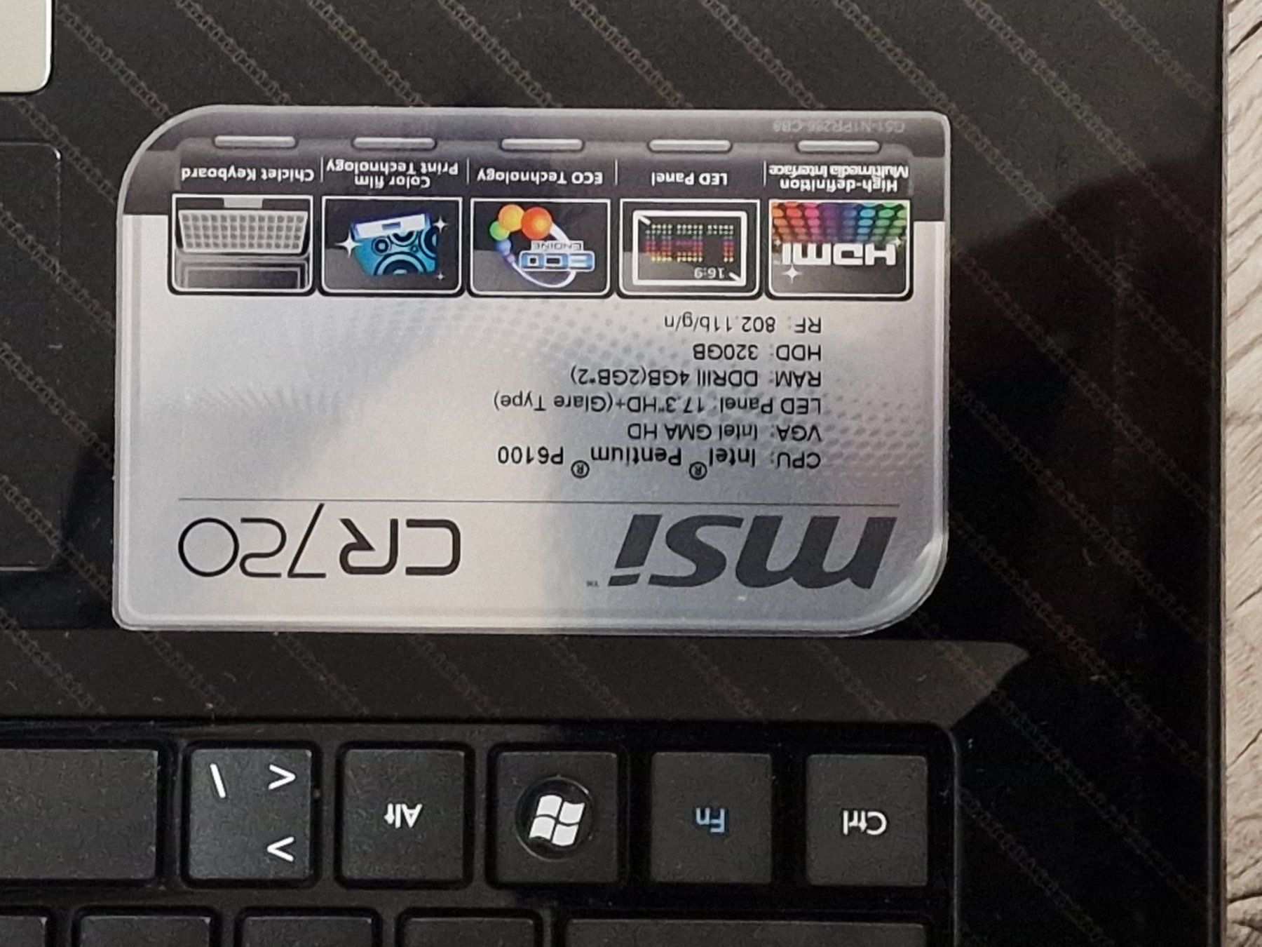 MSI Notebook: MSI Laptop – Usato da Ennetmoos venduto da berg2011 5