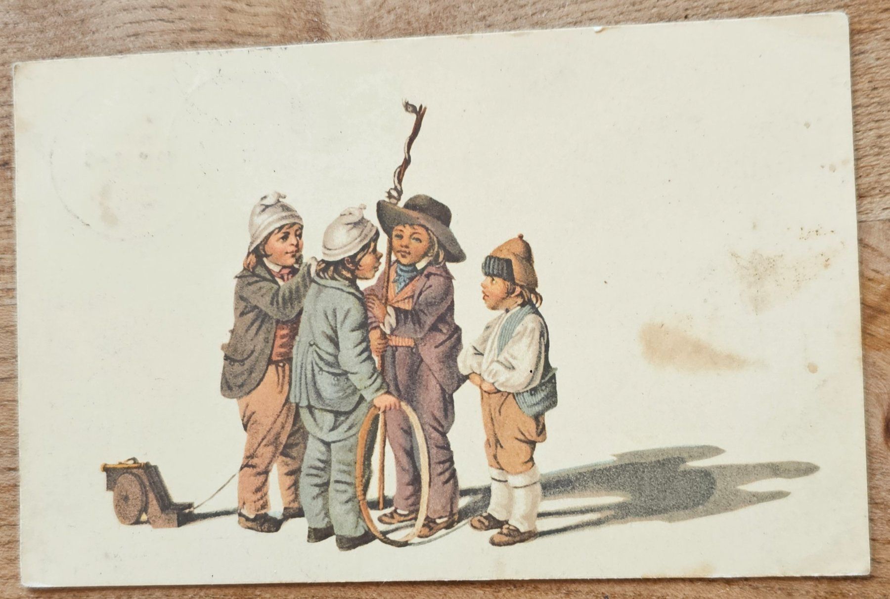 Cartoline postali: Carte Pro Juventute Les Taillères, 1919 – Usato da Les Valettes venduto da Nuba1 1