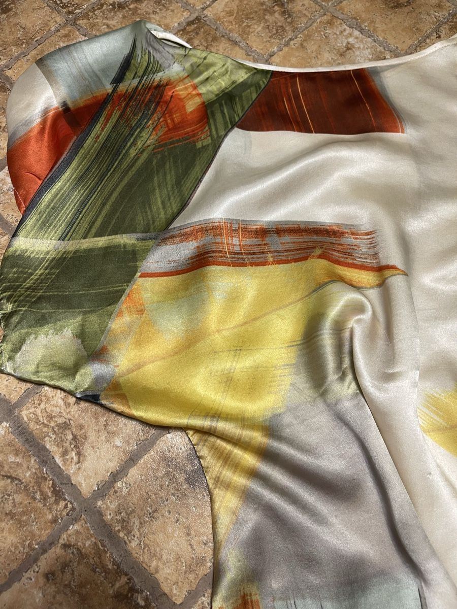 Camicette: Camicia seta multicolore design unico e leggera – Nuovo (secondo la descrizione) da Gordevio venduto da LanaZimm 8