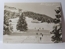 Buchs , Buchserberg , Skihaus Malbun , Skifahrer um 1937