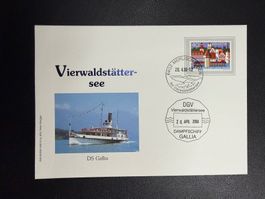 Schweizer Schiffspost Vierwaldstättersee DS Gallia 2000