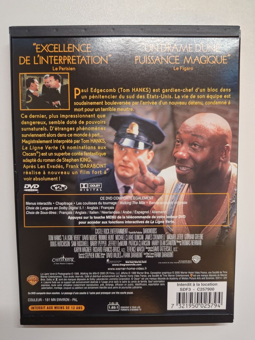 Alle DVDs: La Ligne Verte (FR / EN) – Gebraucht aus Liestal von Kratzilla 2