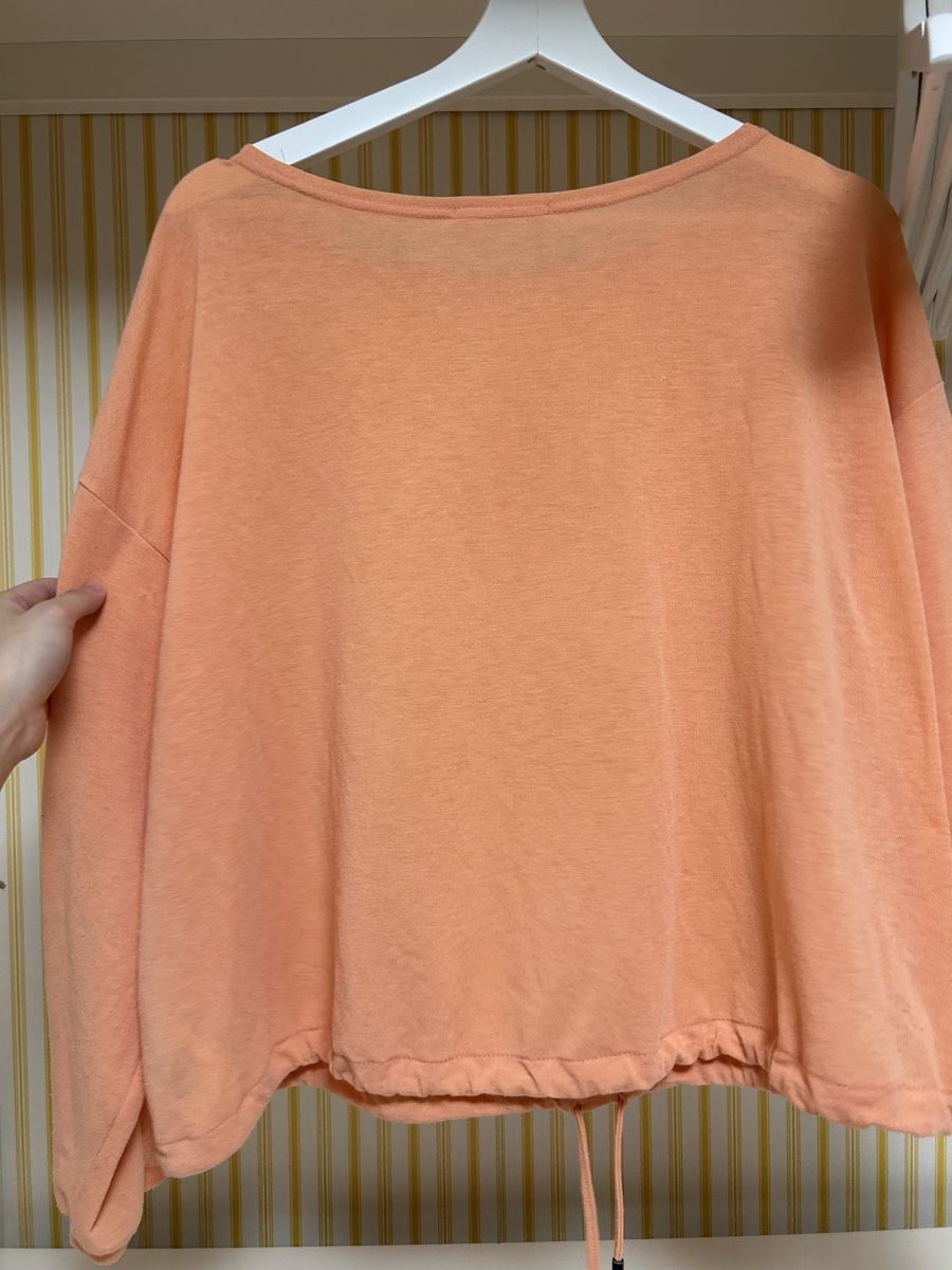 Top: Peach-colored Cotton Top – Usato da Zürich venduto da Mmmico 1