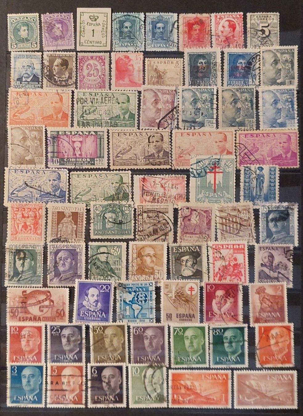 Tous les timbres: Espagne, 188 timbres – D'occasion à Saillon par picav