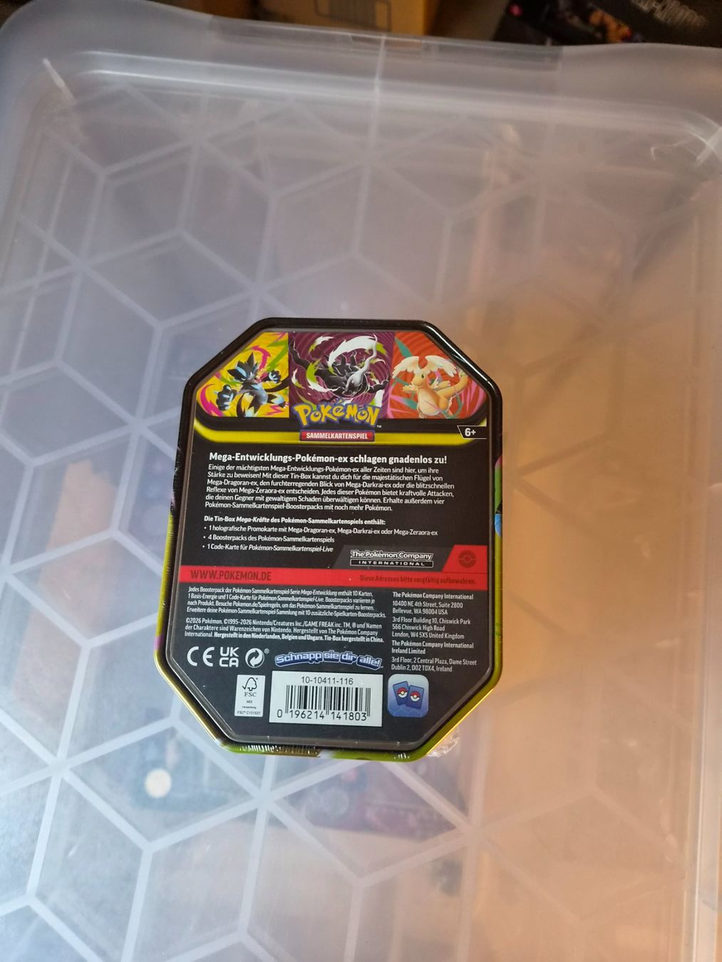 Pokémon Sammelbilder & Trading cards: Pokémon Mega-Darkrai-ex Tin DE versiegelt – Neu (gemäss Beschreibung) aus Sisseln AG von schenk-figuren 1