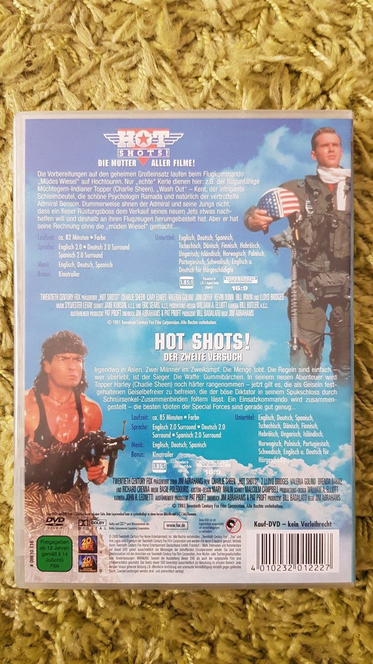 Tutti i DVDs: Hots Shots 1+2 – Usato da Dornach venduto da Letizia1987 1