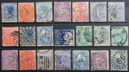 British NSW Australien Lot mit alten Werten