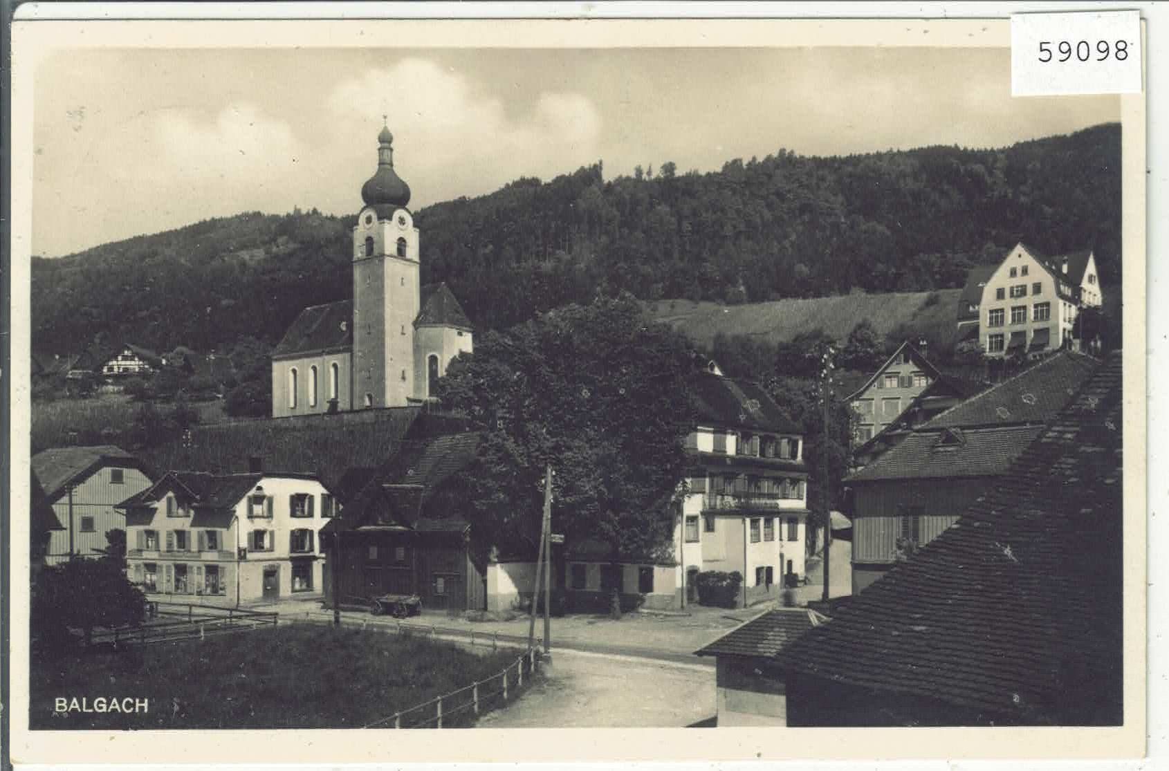 Cartoline postali: Balgach - Dorfpartie – Usato da Ettingen venduto da Kartenplanet