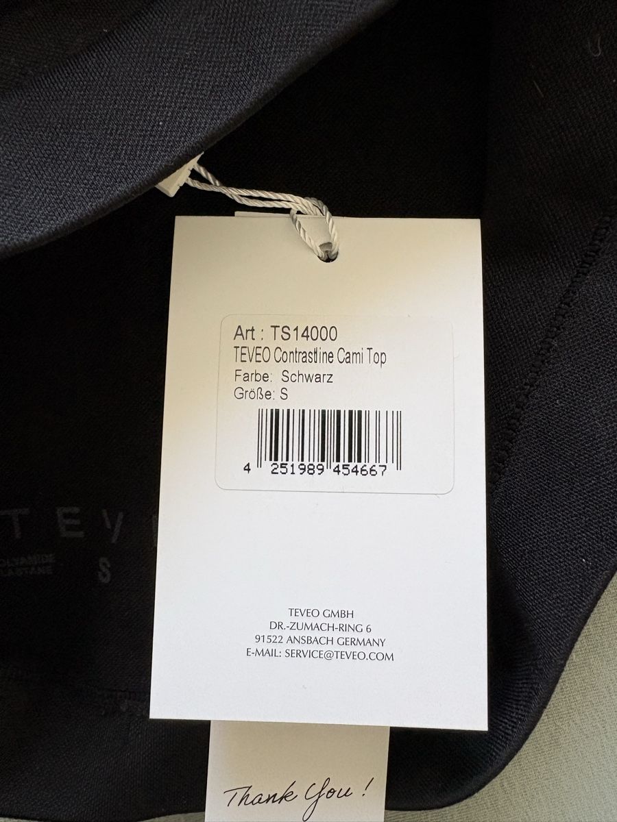Teveo Top: Teveo Cami Sport Top, Gr. S – Nuovo e nell'imballaggio originale da Kriens venduto da cas_7tly 2