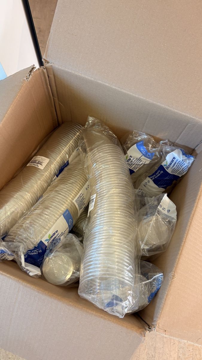 Tazze: 2150 Bioware Bioplastik - PLA Becher – Nuovo e nell'imballaggio originale da Zürich venduto da duc_pjh7 3