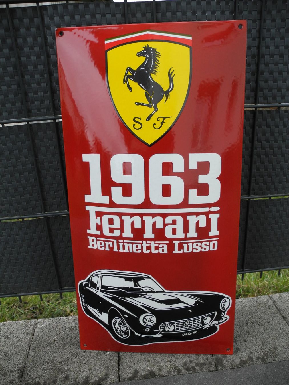 Ferrari Insegne: GROSSES FERRARI EMAILSCHILD – Nuovo (secondo la descrizione) da Reinach AG venduto da Huckleberrysix 6