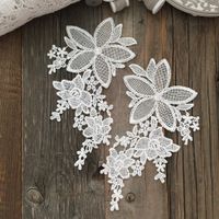 Applikationen Spitzen-Patch - 2er Set - Shabby Chic