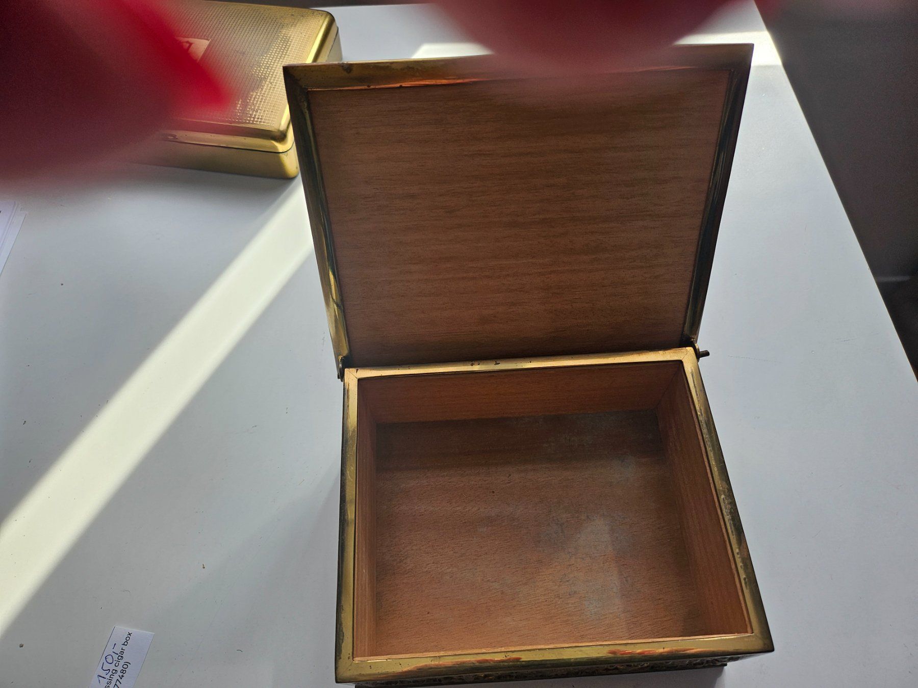 Barattoli: VINTAGE ZIGARETTEN DOSE MESSING – Usato da Locarno venduto da ICARO8 1