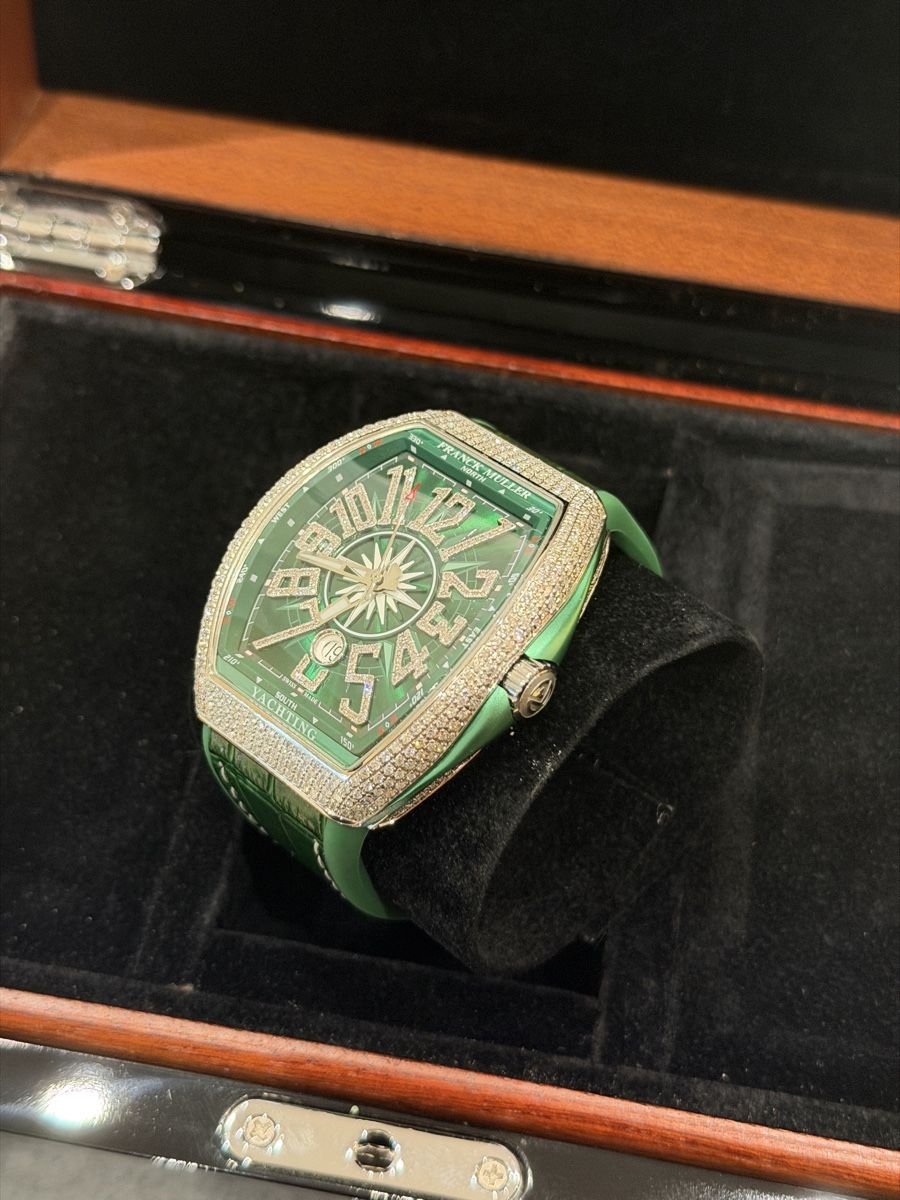 Franck Muller Orologi: Franck Muller Yachting Custom Diamonds Full Set – Usato da Cressier NE venduto da mat_h76s 4