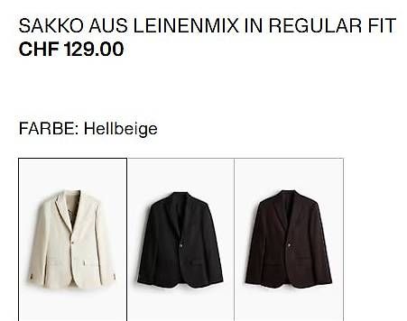 H&M Giacche: Herren Blazer-Sakko Gr:58/XXL – Usato da Basel venduto da pedjolino01 4