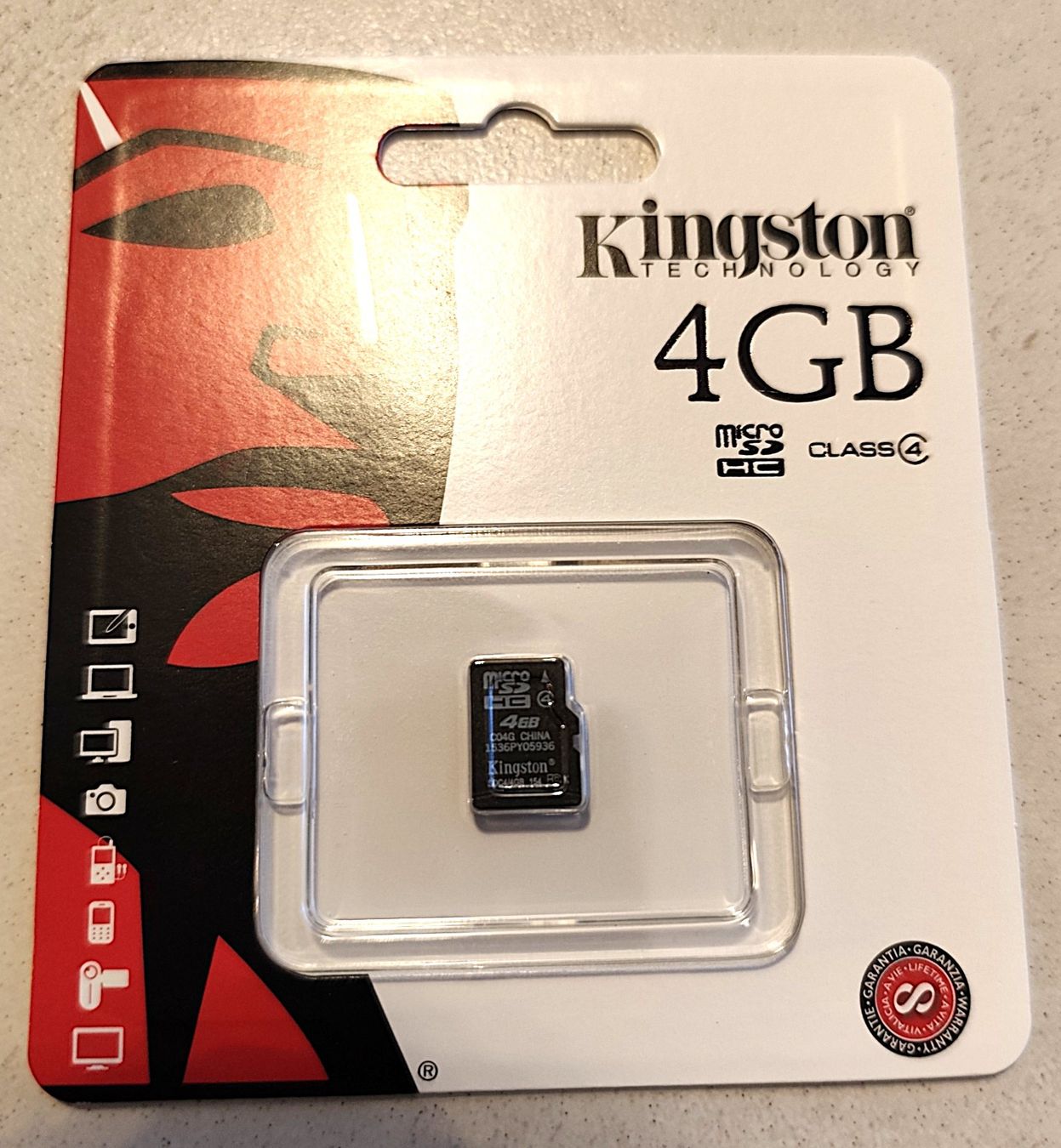 Kingston Schede di memoria: Kingston Micro SDC 4 GB Class4 – Nuovo e nell'imballaggio originale da Wald ZH venduto da Pada94