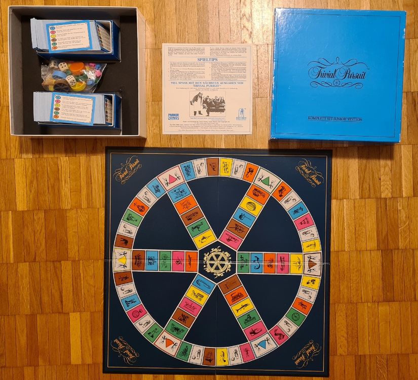 Trivial Pursuit Junior Game - 5th Edition Family Trivia Board Game For Kids