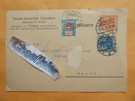 1921 Postkarte,Verein deutscher Chemiker