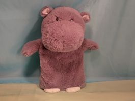 Nilpferd mit Bettflasche, fabrikneu!, L: 30cm