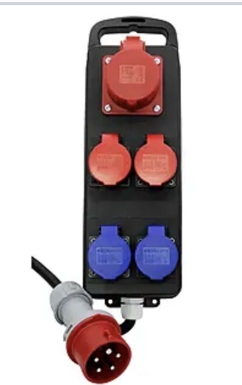 Alimentazione elettrica: Stromverteiler 400V/230V +CE Adapter – Usato da zürich venduto da pauloreal 4