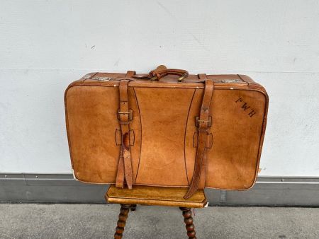 Vintage Alter Leder Koffer