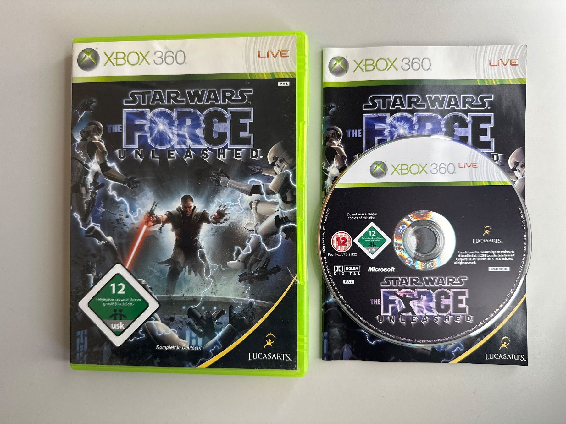 Microsoft Giochi: Star Wars the force unleashed - Xbox 360 – Usato da St.gallen venduto da taduz
