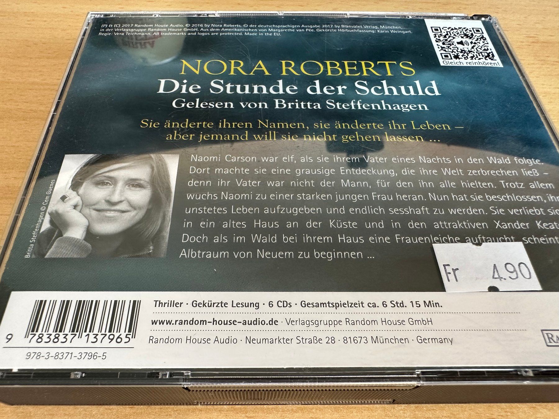 Audiolibri: Nora Roberts – Die Stunde Der Schuld – Usato da Rikon im Tösstal venduto da Alpenmutz 1