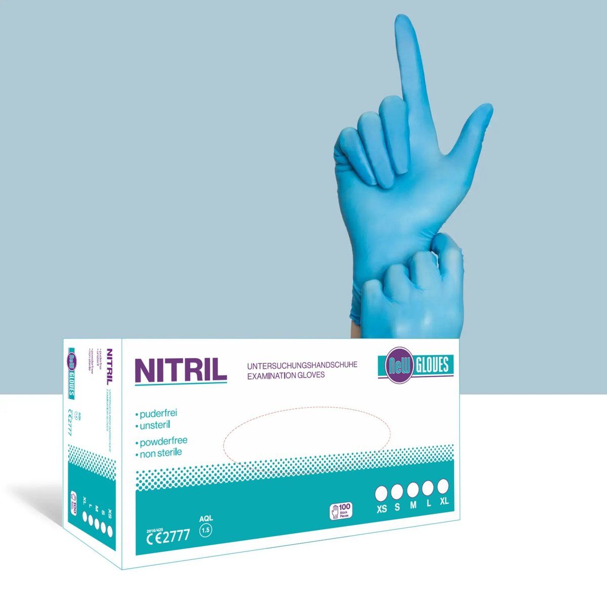 Gants & mitaines : Nitril-Handschuhe, Einmalhandschuhe, L – Neuf avec emballage d'origine à Vaduz par Newgloves